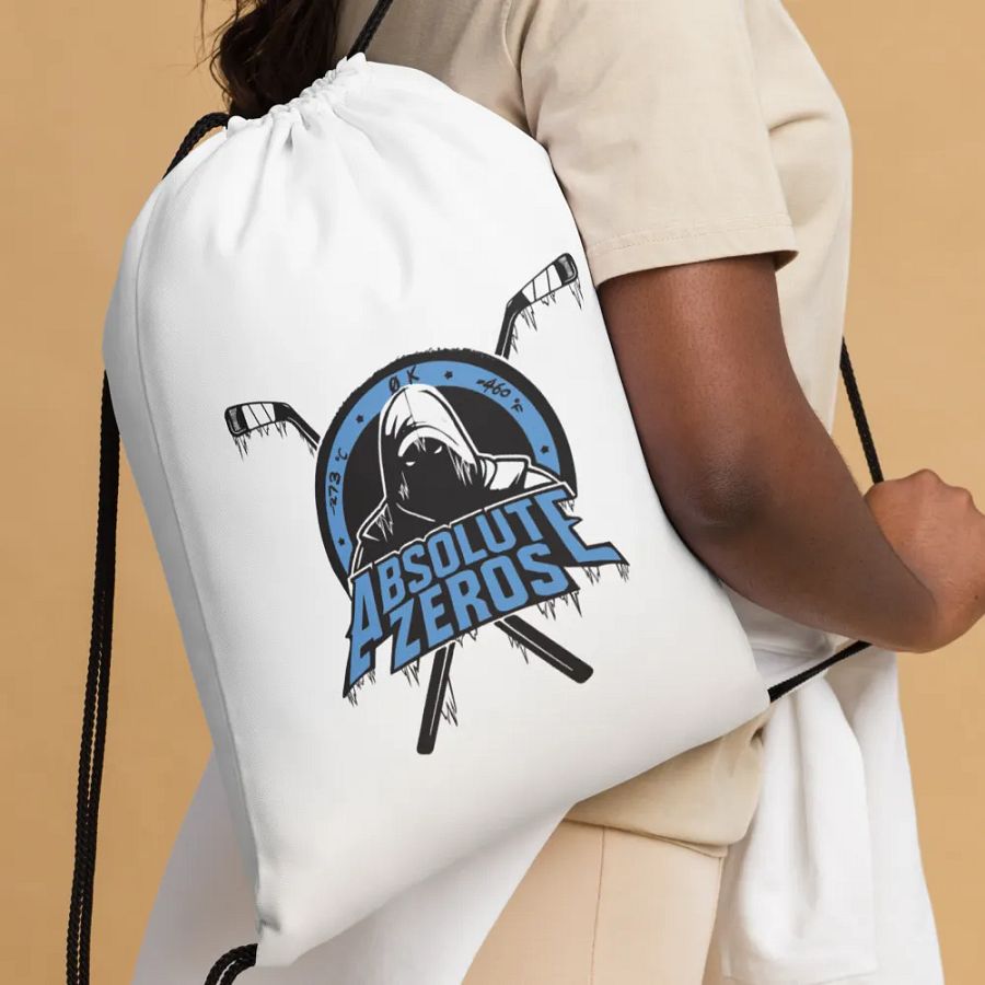 White Drawstring Bag product image (4)