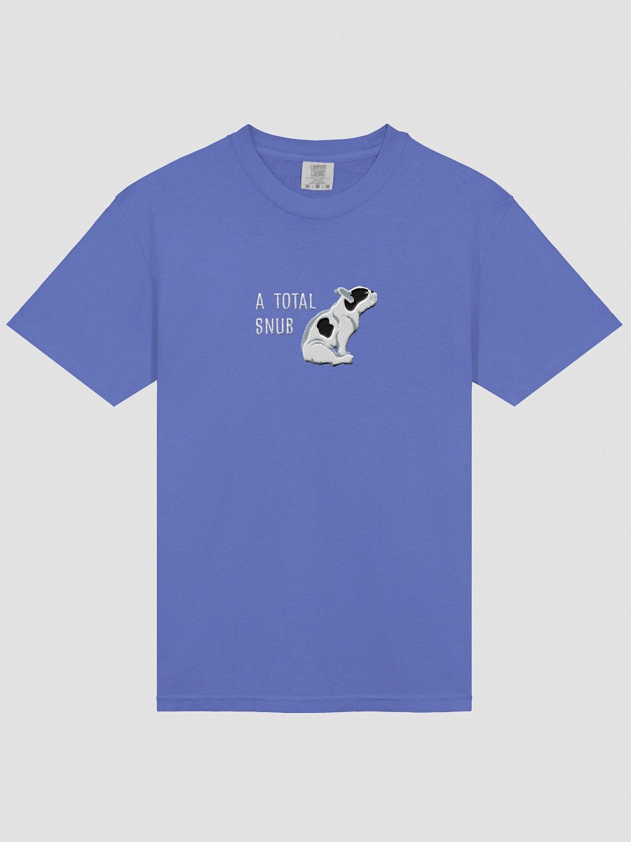 A Total Snub T-Shirt(Embroidered) of a French Bulldog(Pied Black) product image (43)