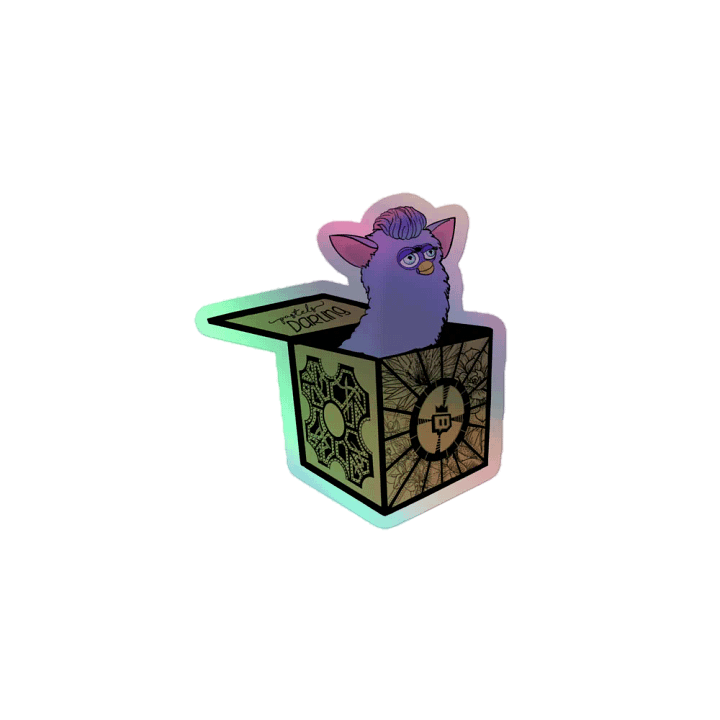 Box Furby Holographic Sticker product image (1)