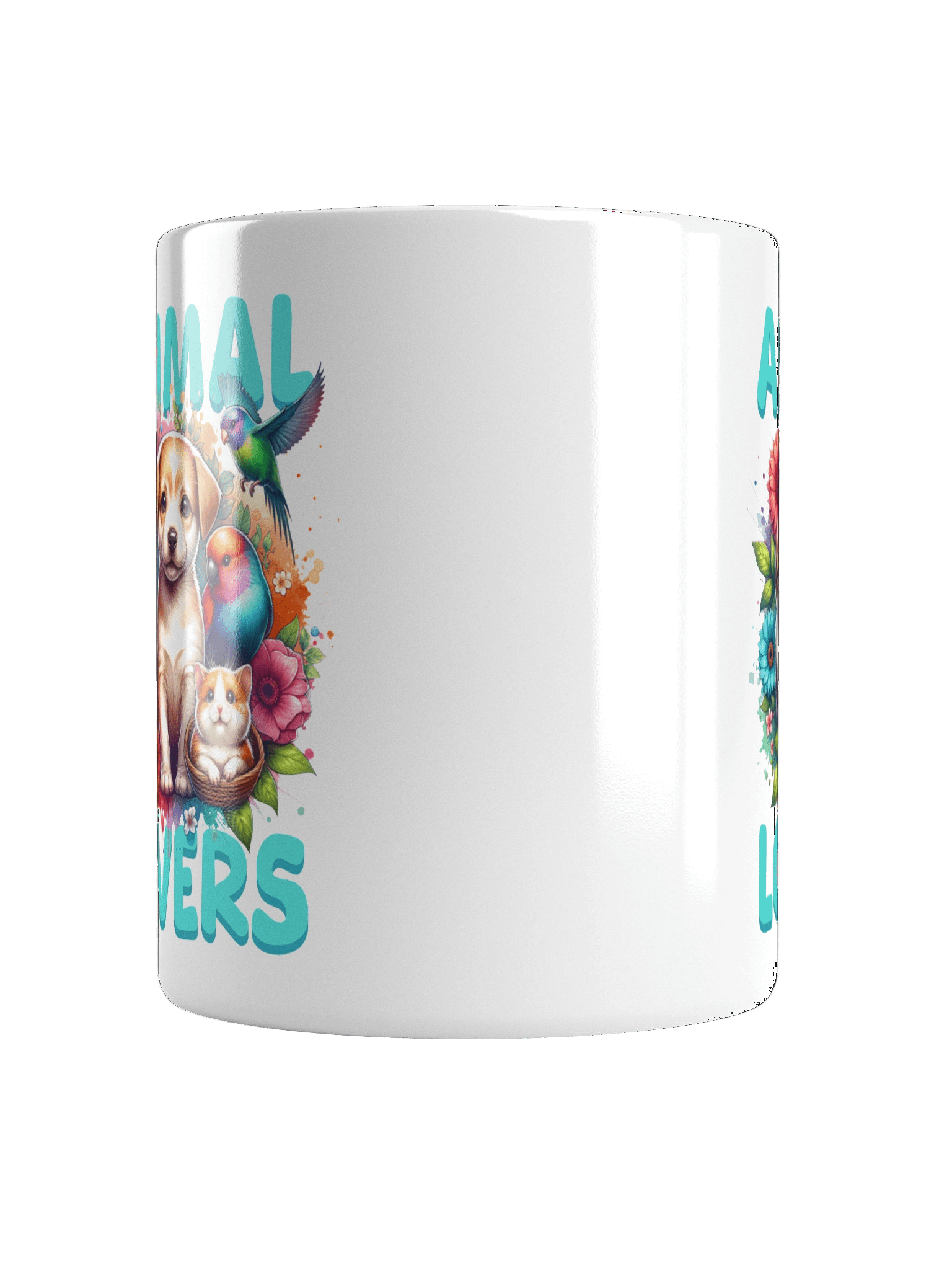 Animal Lovers | White Glossy Mug product image (6)