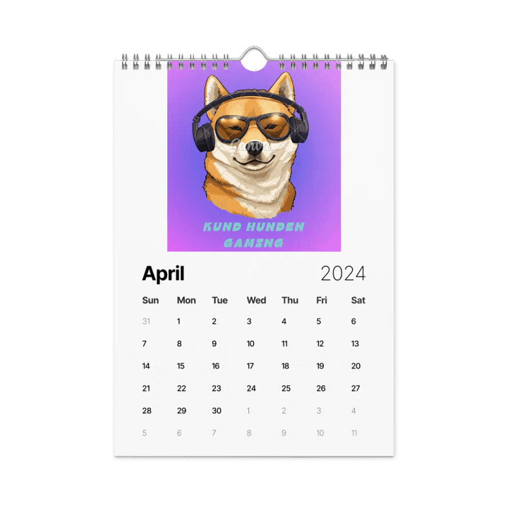 Shiba Inu Gaming Vibes 2024 Calendar product image (1)