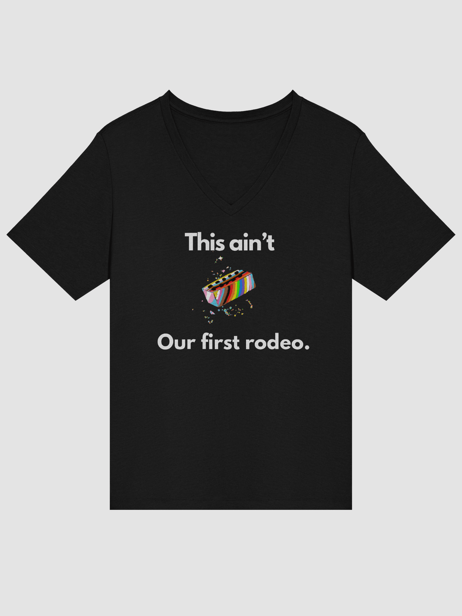This Ain't Our First Rodeo Relaxed V-Neck Tee product image (11)