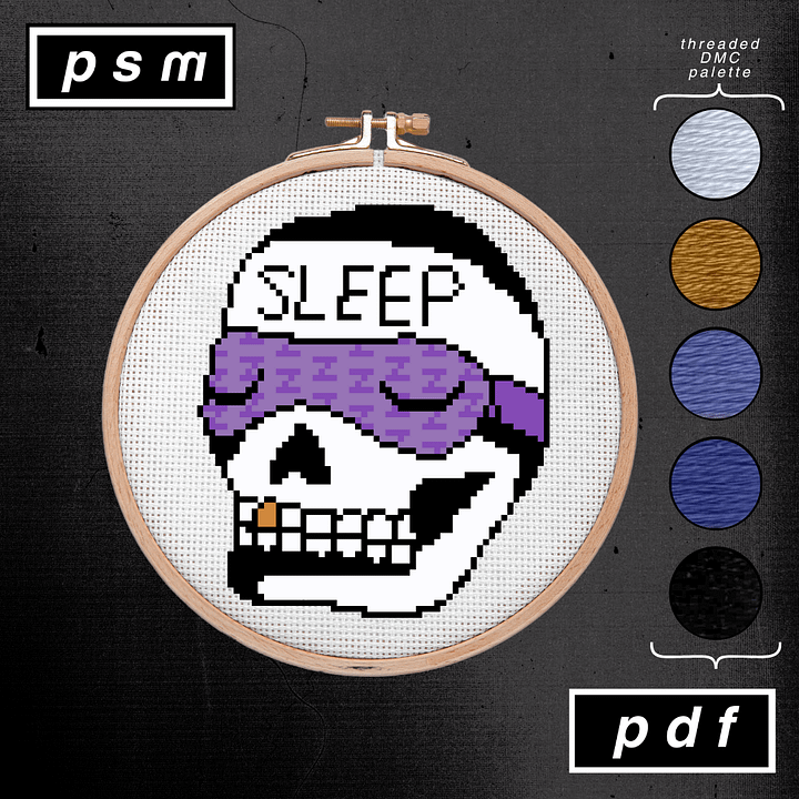 Bert Grimm 'Sleep' Speed Skull Pattern product image (1)