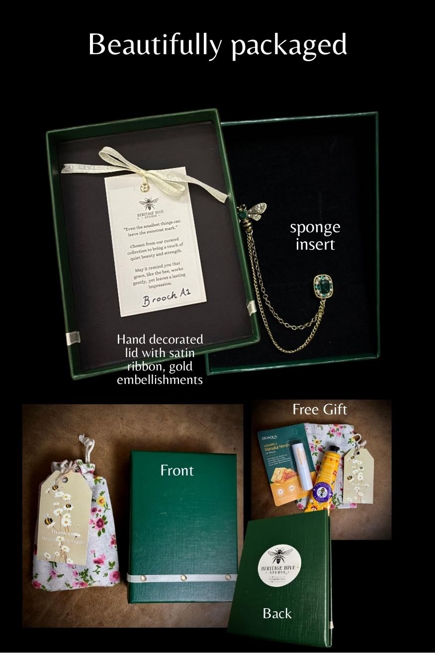 Exquisite Honey Bee Brooch Gift Set - UK Only product image (3)