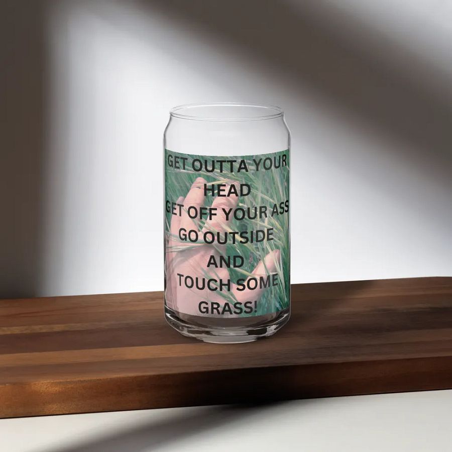 Get Outta Your Head Drink Glass w/straw product image (35)
