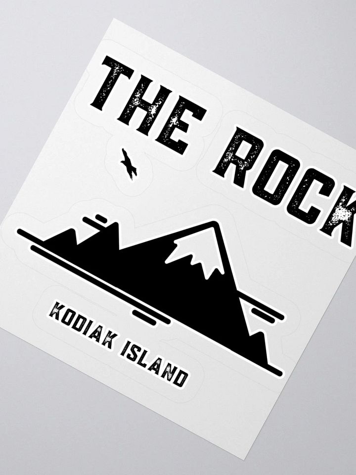 The Rock Sticker (Black) product image (4)