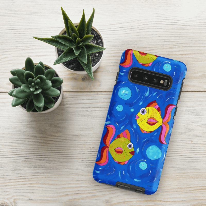 Fish style (art by Dina R.) acrylic painting picture - Tough Case for Samsung product image (115)