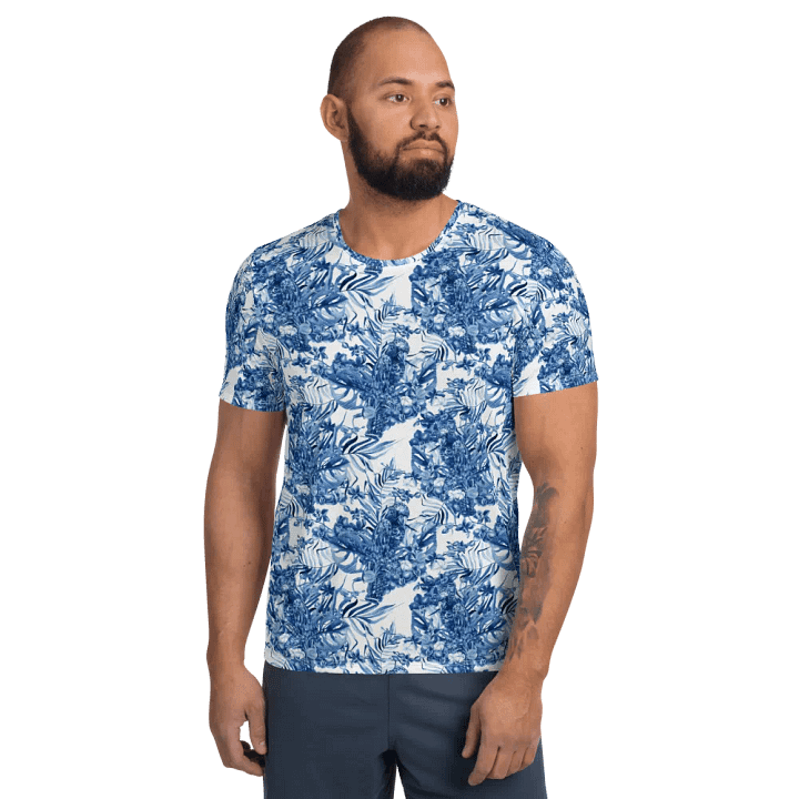 Azure Jungle | Men´s Athletic T-Shirt product image (1)