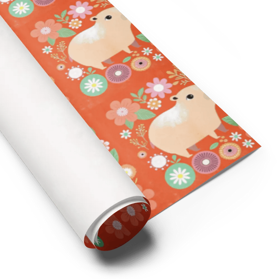 Cute Capybara Wrapping Paper product image (6)