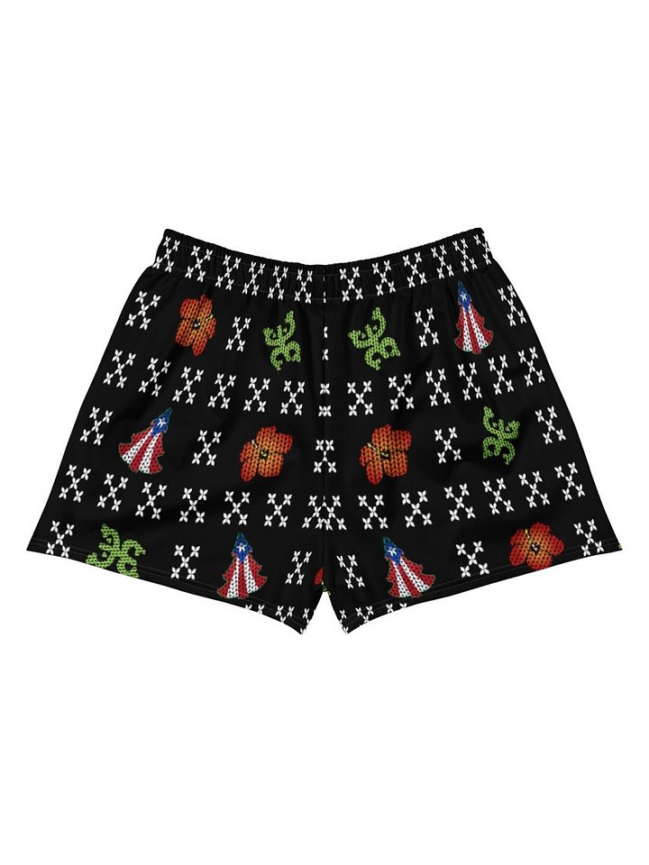 Feliz Navidad Puerto Rico Unisex Athletic Shorts product image (1)