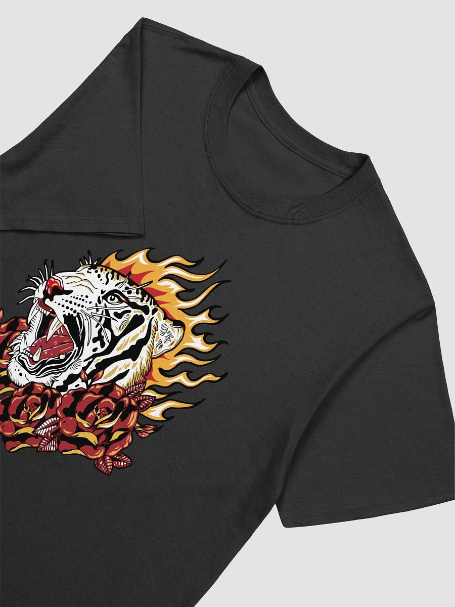 Fierce Tiger Flames Unisex Tee product image (8)