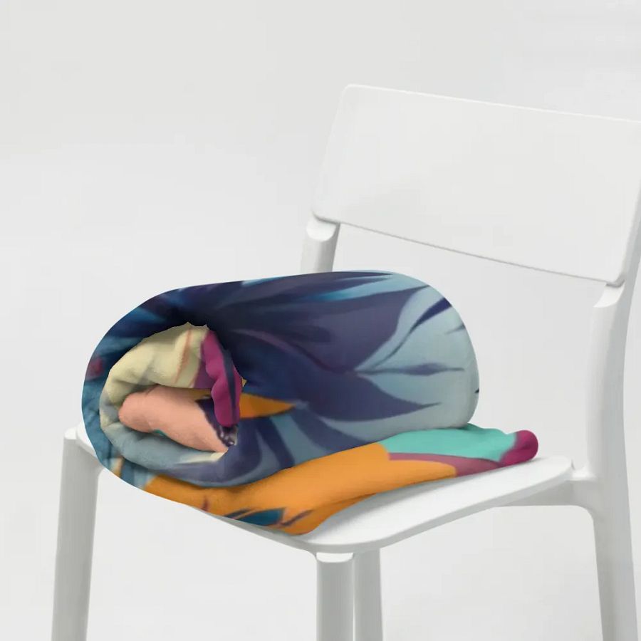 Watercolor 3D Eagle Throw Blanket product image (9)