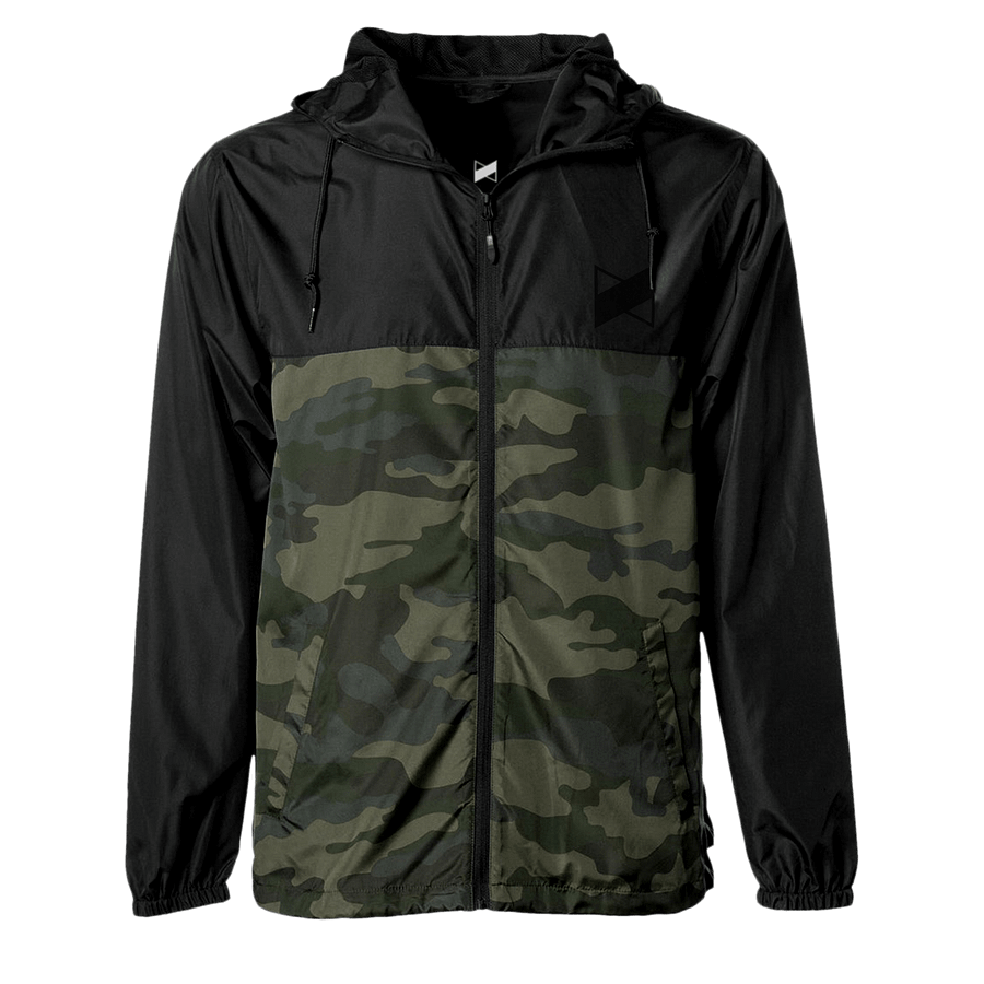 Core Logo Windbreaker (Black/Camo) product image (5)