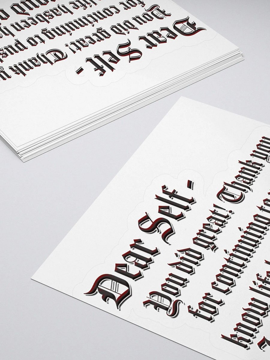 Positivity Dear Self - Sticker product image (12)