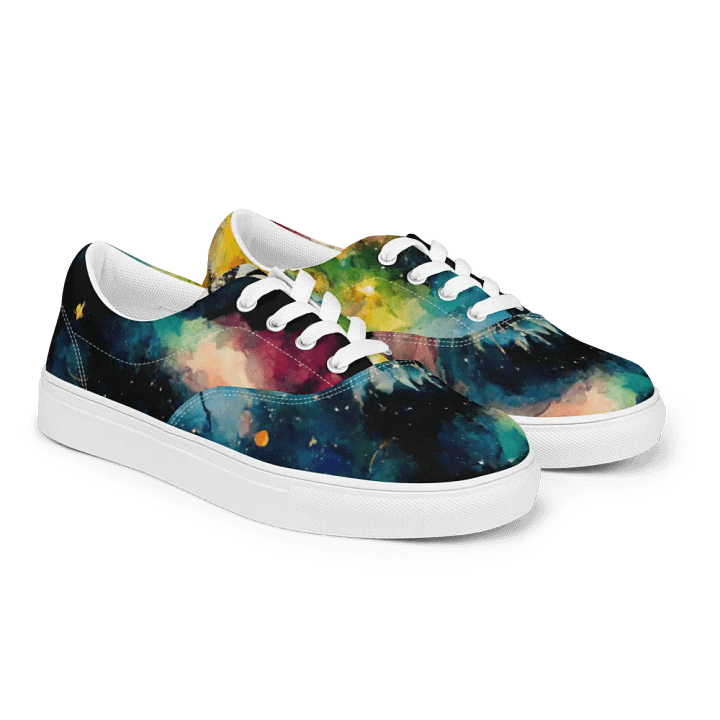 Celestial Night Men's canvas Lace-Up Shoes product image (2)