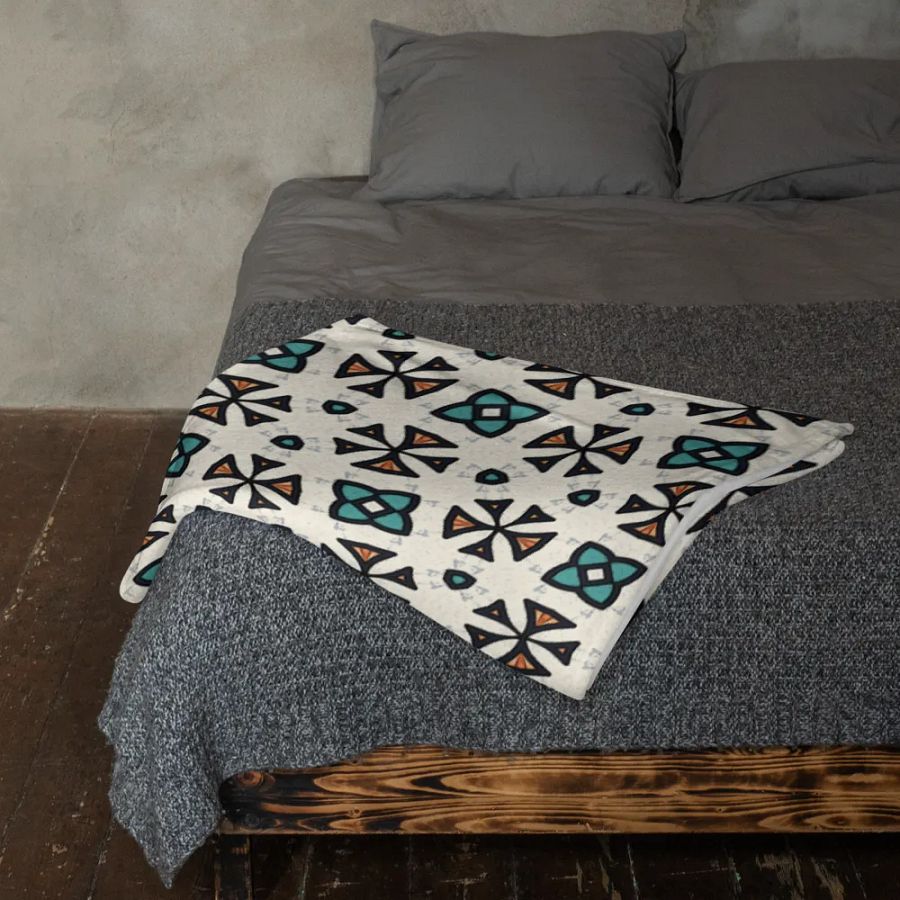 Abstract Florals Throw Blanket product image (11)