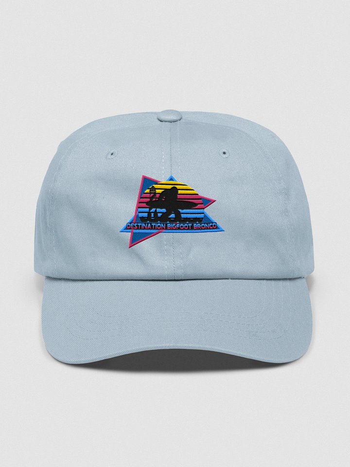 Destination Bigfoot Bronco Retro-Inspired Dad Hat (Light Blue) product image (1)