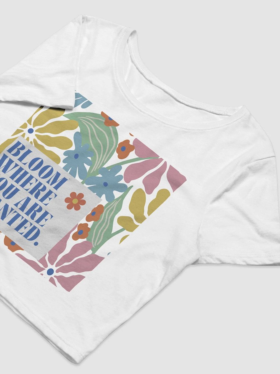 Pixelated Monochrome Crop Tee product image (19)