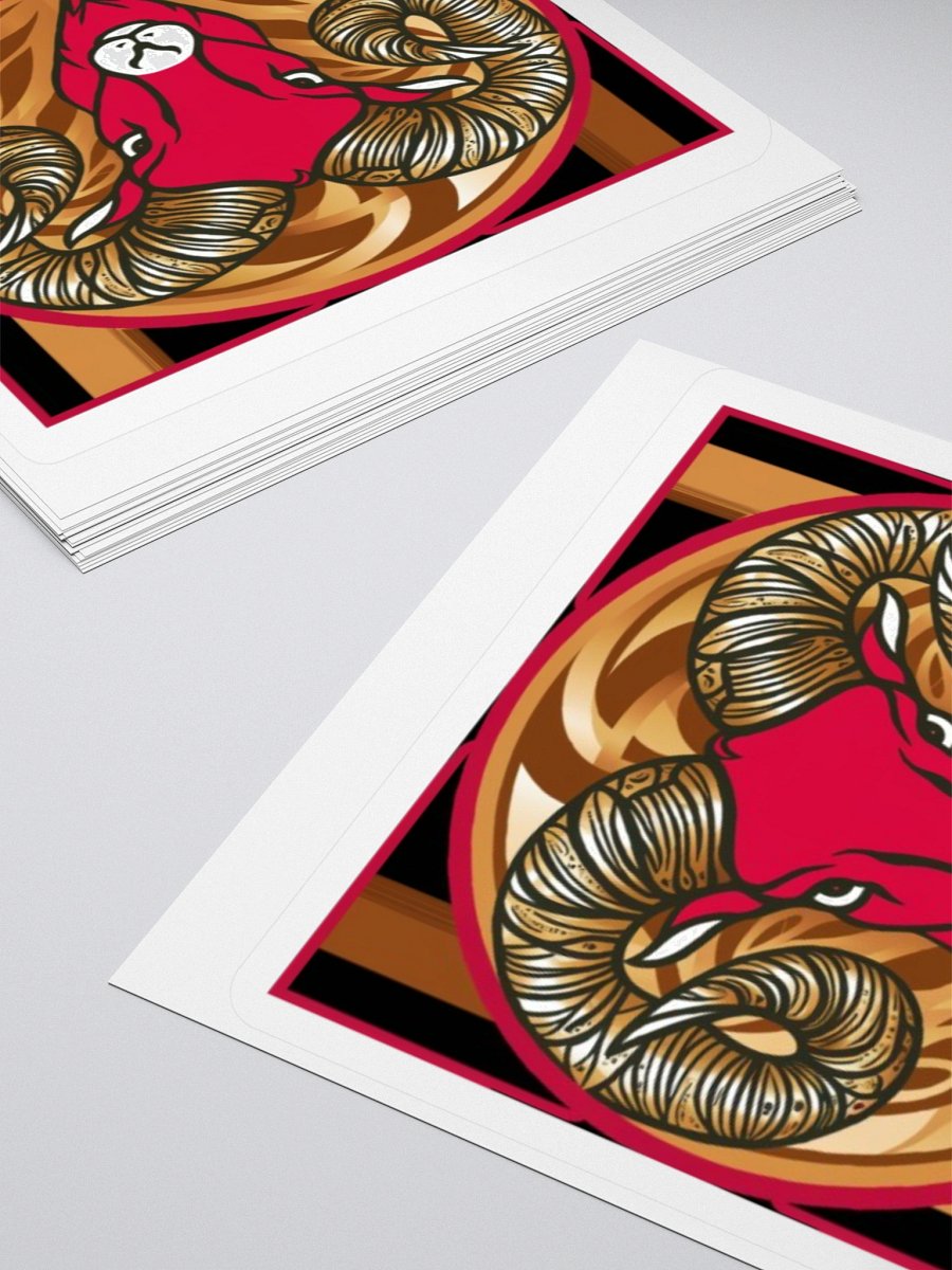 Aries Ram Framed Sticker product image (11)