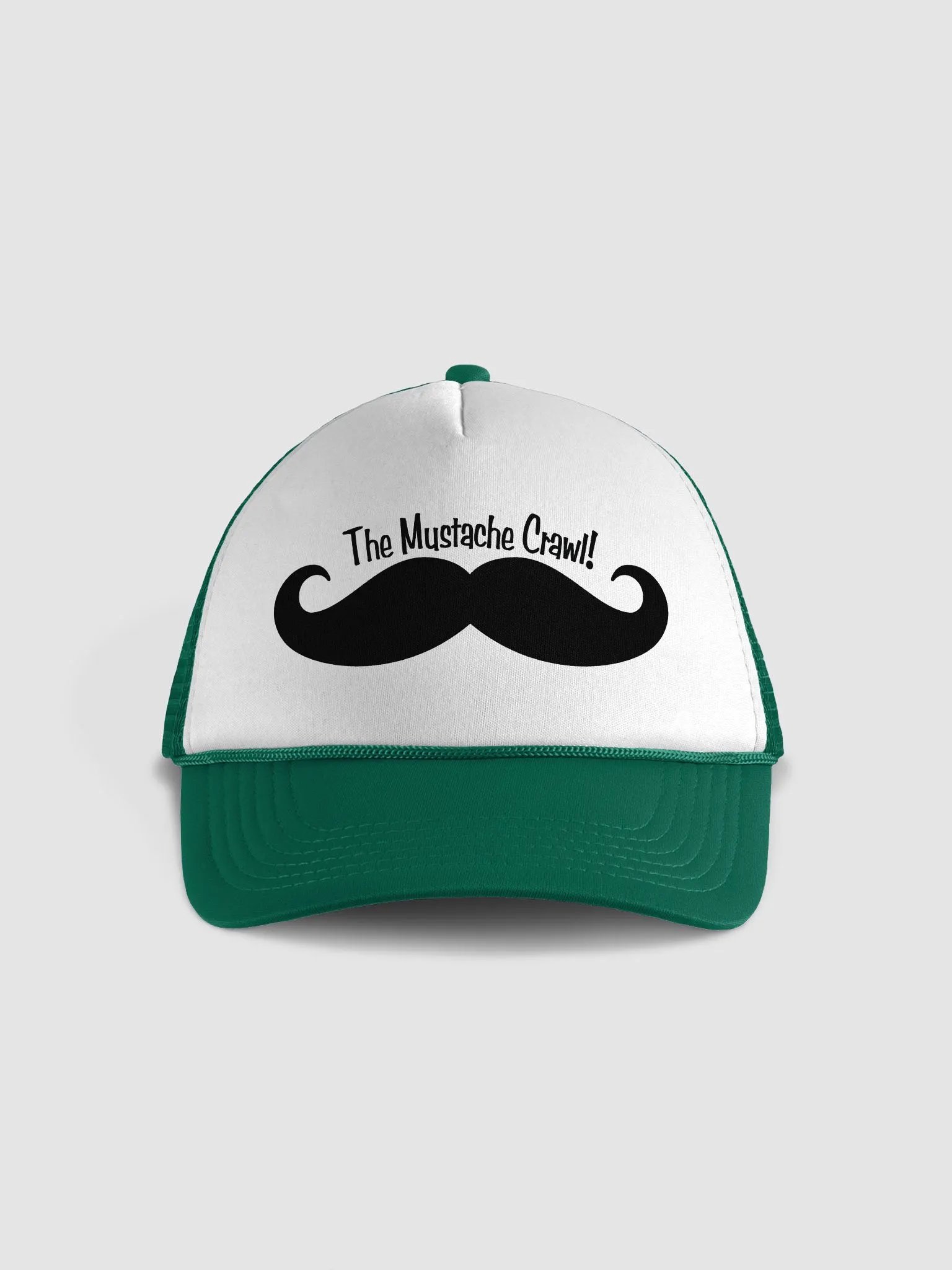 Mustache Crawl Foam Trucker Hat product image (2)