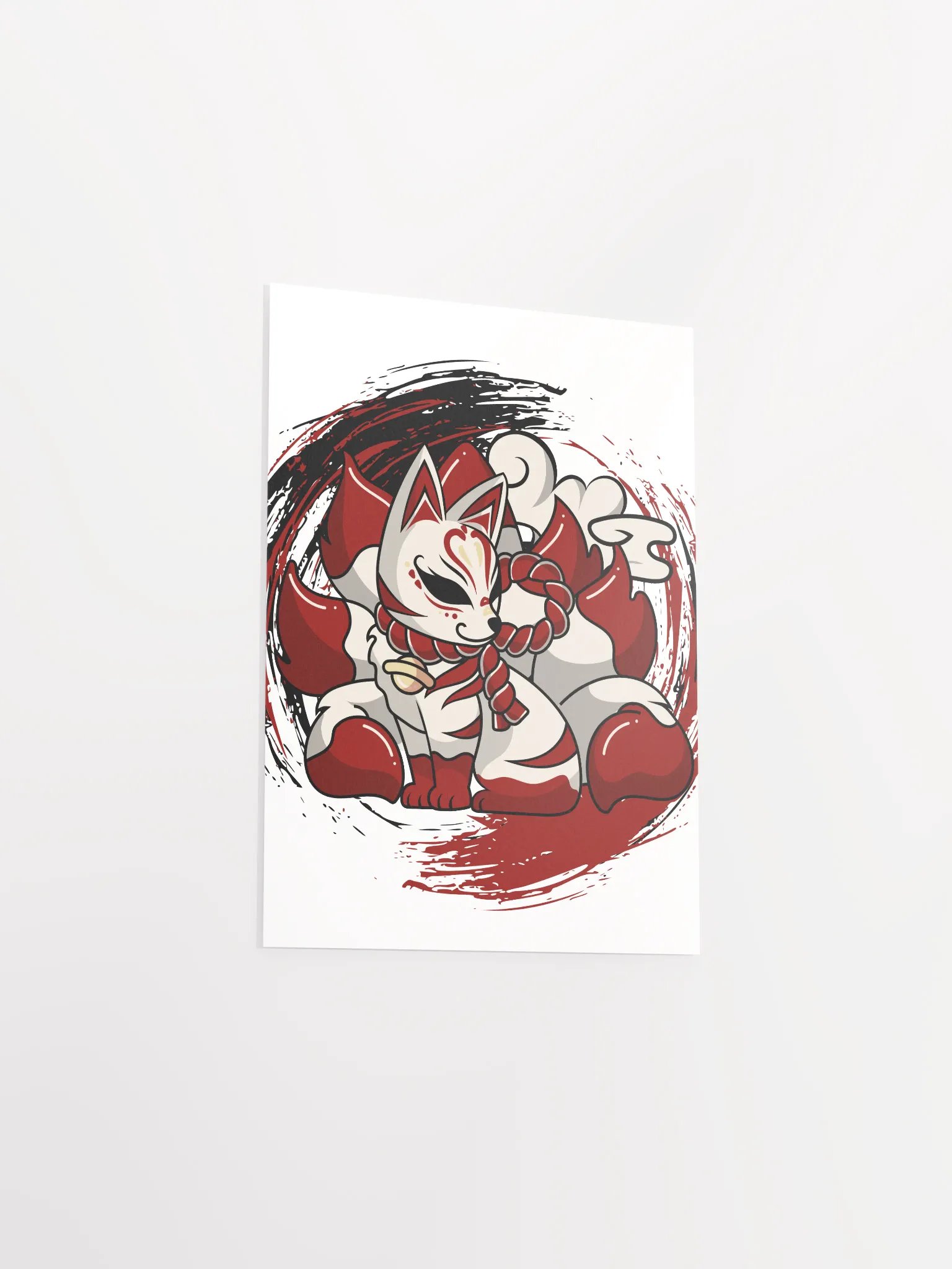 Poster BlooD Kitsune avec contour logo product image (3)