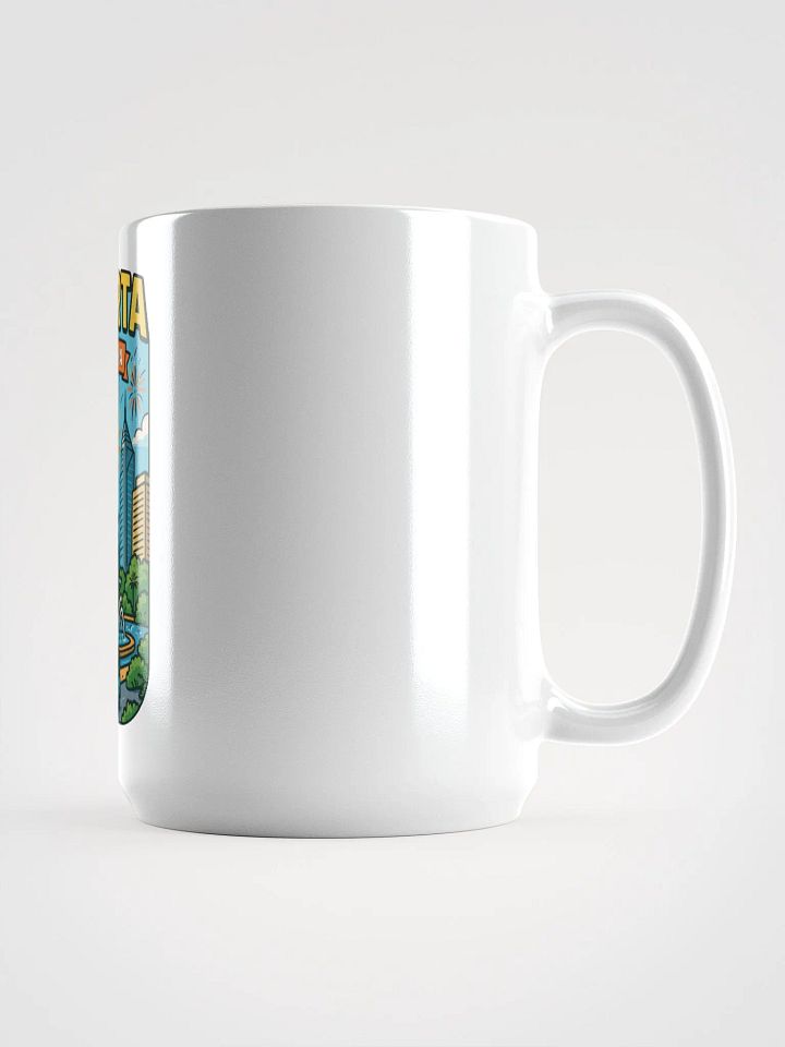 Jakarta Skyline White Glossy Mug product image (2)
