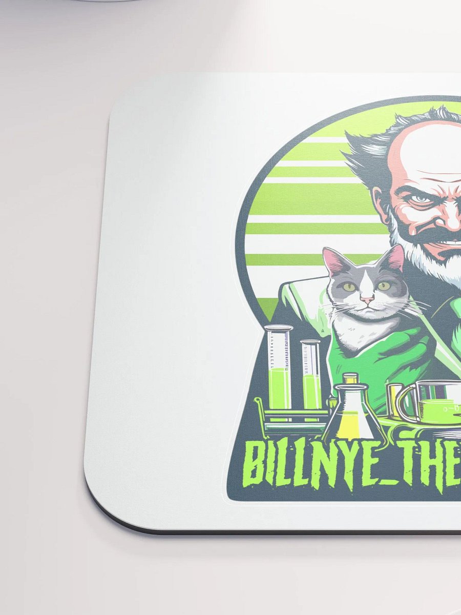Bill Nye Cat Logo Mouse Pad product image (6)