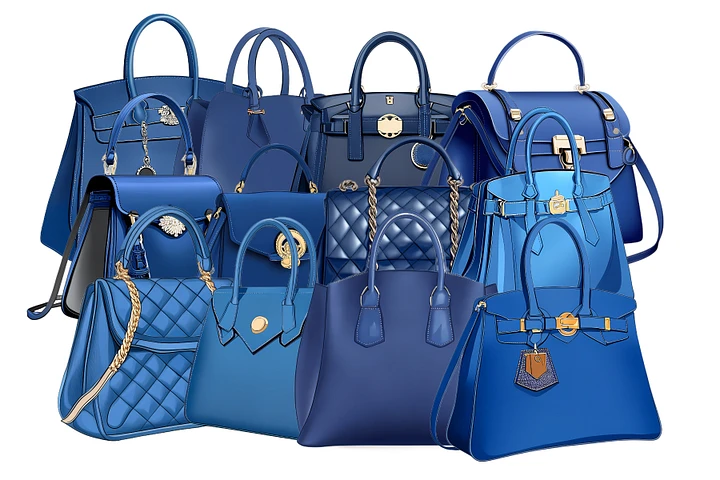 LUXURY BAGS - DARK BLUE-ISH 12 CLIPART product image (2)