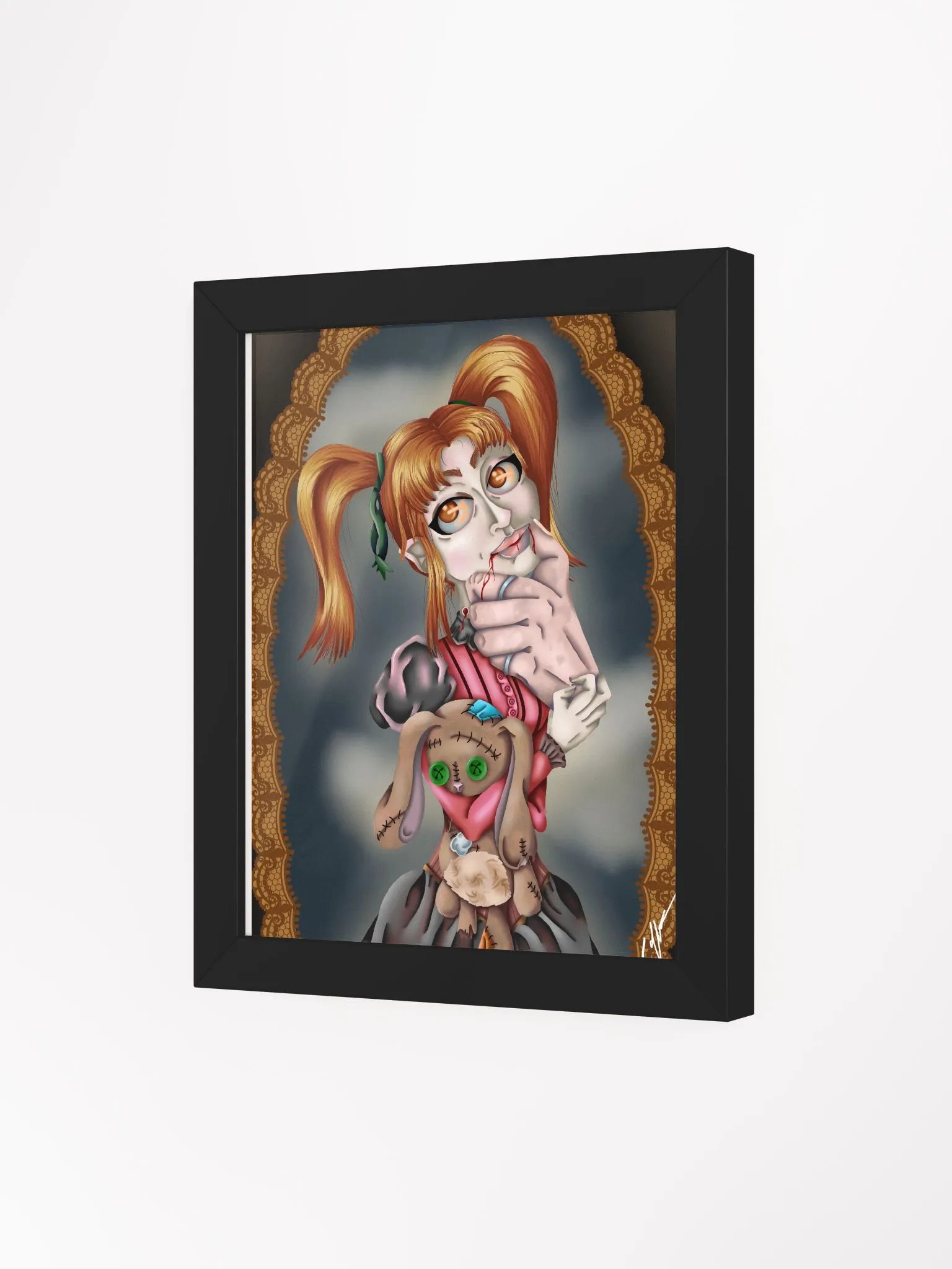 Framed Gaunt Vampire Babydoll product image (3)