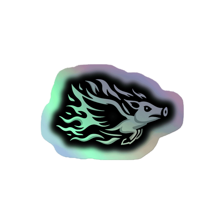 Holographic Haze Logo Sticker product image (2)