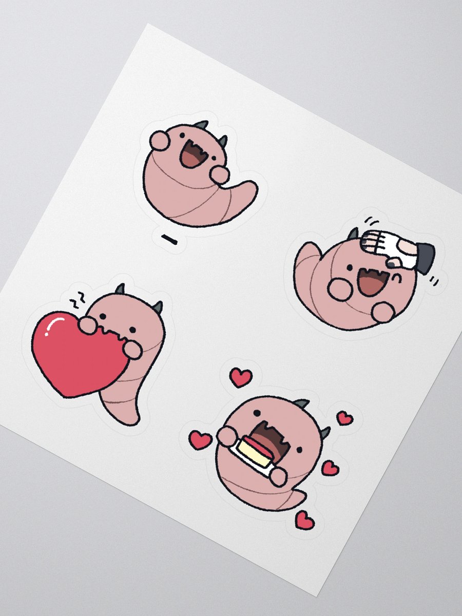 Big Worm Stickers product image (2)