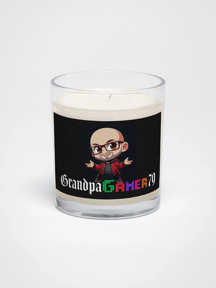 Pixelated Gamer Grandpa Soy Candle product image (1)
