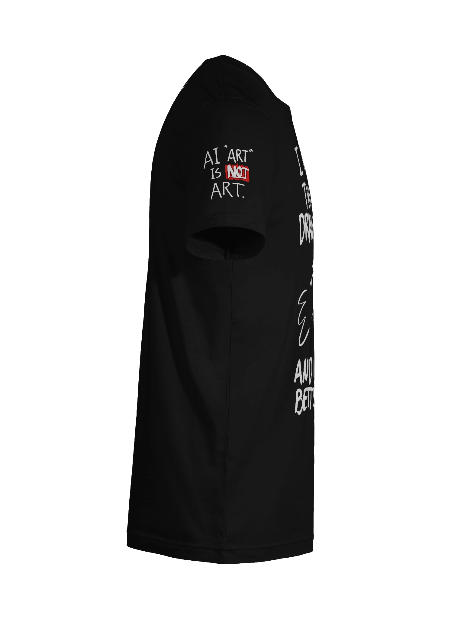 Better Than AI Shirt [Black] product image (12)