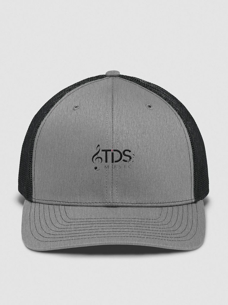 Richardson Trucker Hat - TDS Music Embroidered Cap in Black, Gray, Red, and Green with Mesh Back product image (1)