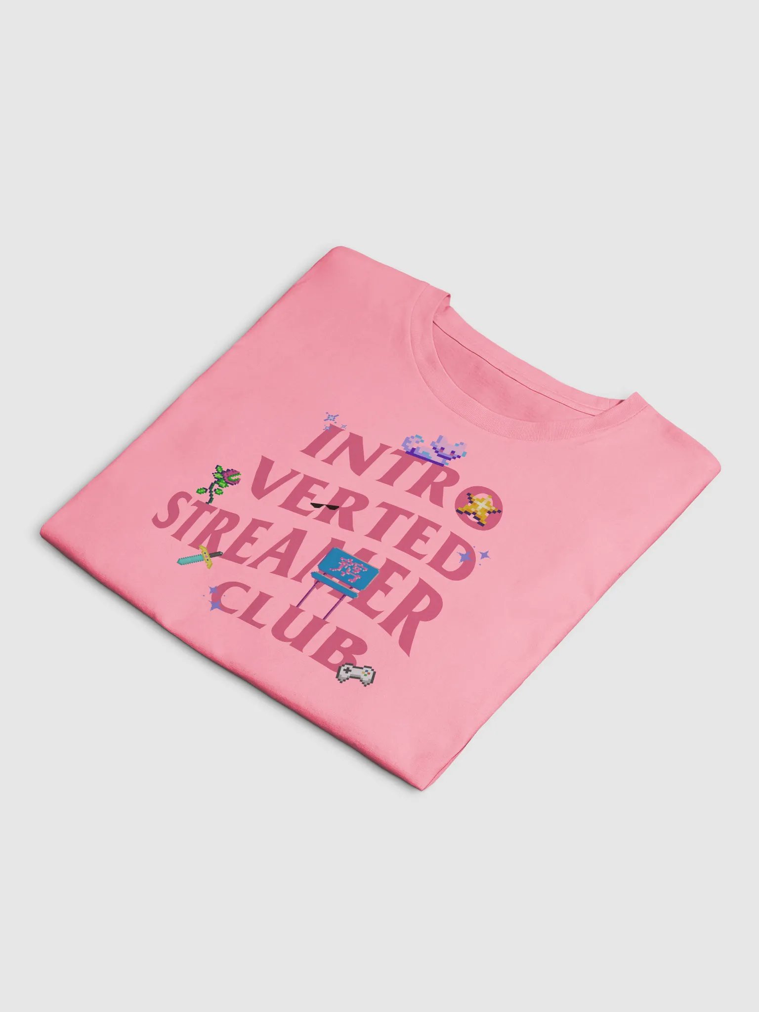 Introverted Streamer Club "Pixel-Elated" Croptop product image (4)