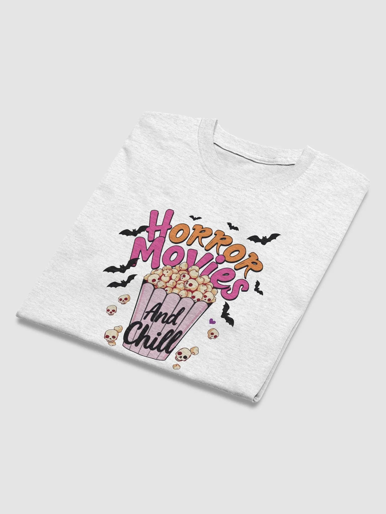 Horror Movies And Chill Popcorn T-Shirt product image (46)