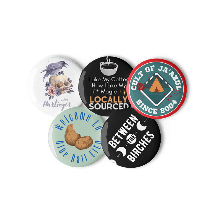 Between the Birches Indie Trilogy Book Buttons product image (1)