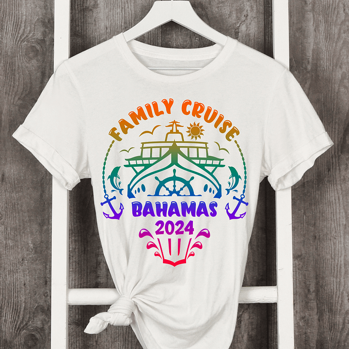 CAMISETA PARA VIAJE FAMILIAR CRUSERO BAHAMAS product image (14)