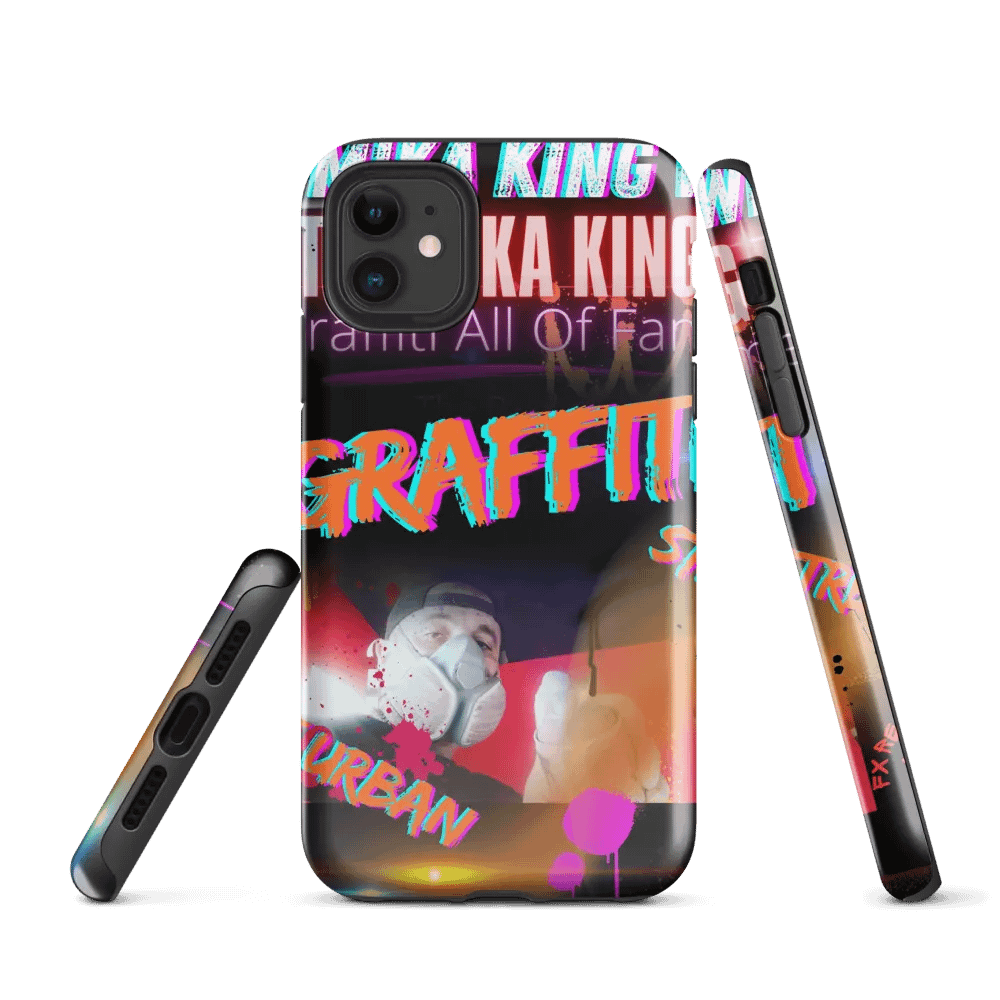 Funda resintente para iPhone® Estilo Graffiti The Mika King Graffiti All Of Fame® product image (1)
