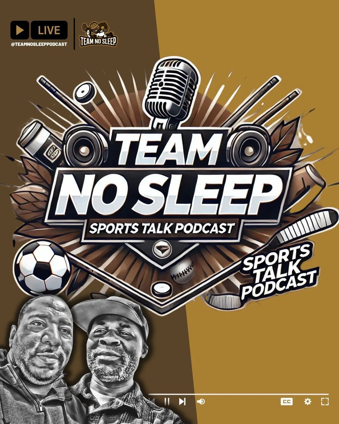 Join us LIVE on YouTube - https://youtube.com/@teamnosleeppodcast