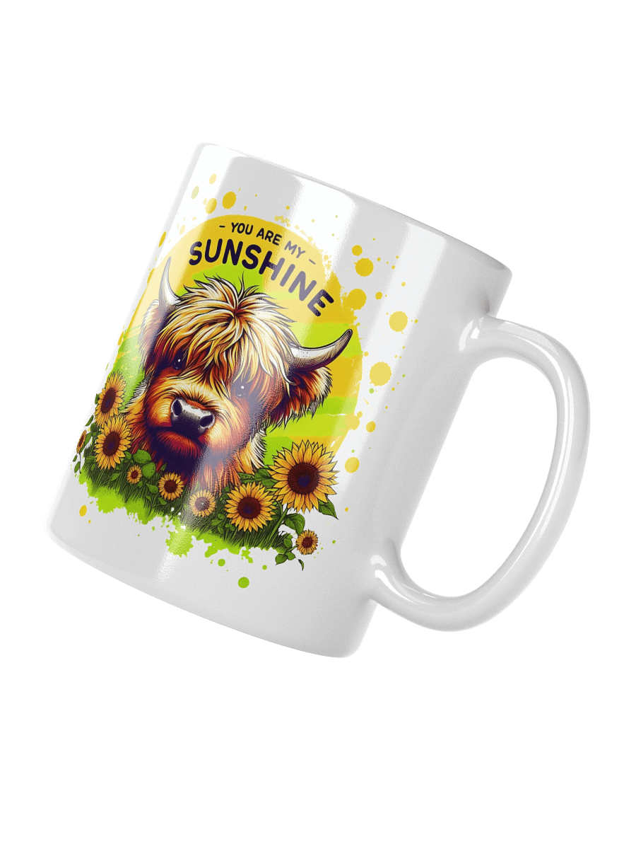 Sunflower Cow Coffee Mug product image (5)