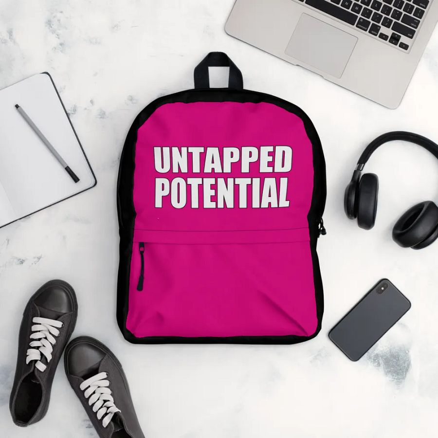 Untapped Potential Hot Pink Backpack product image (5)