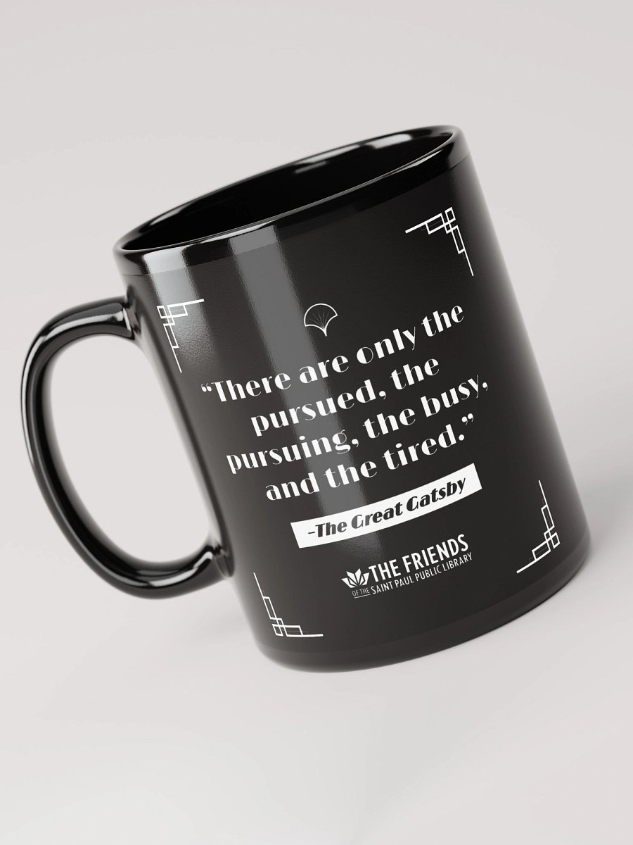 Great Gatsby "pursued and tired" quote mug product image (6)