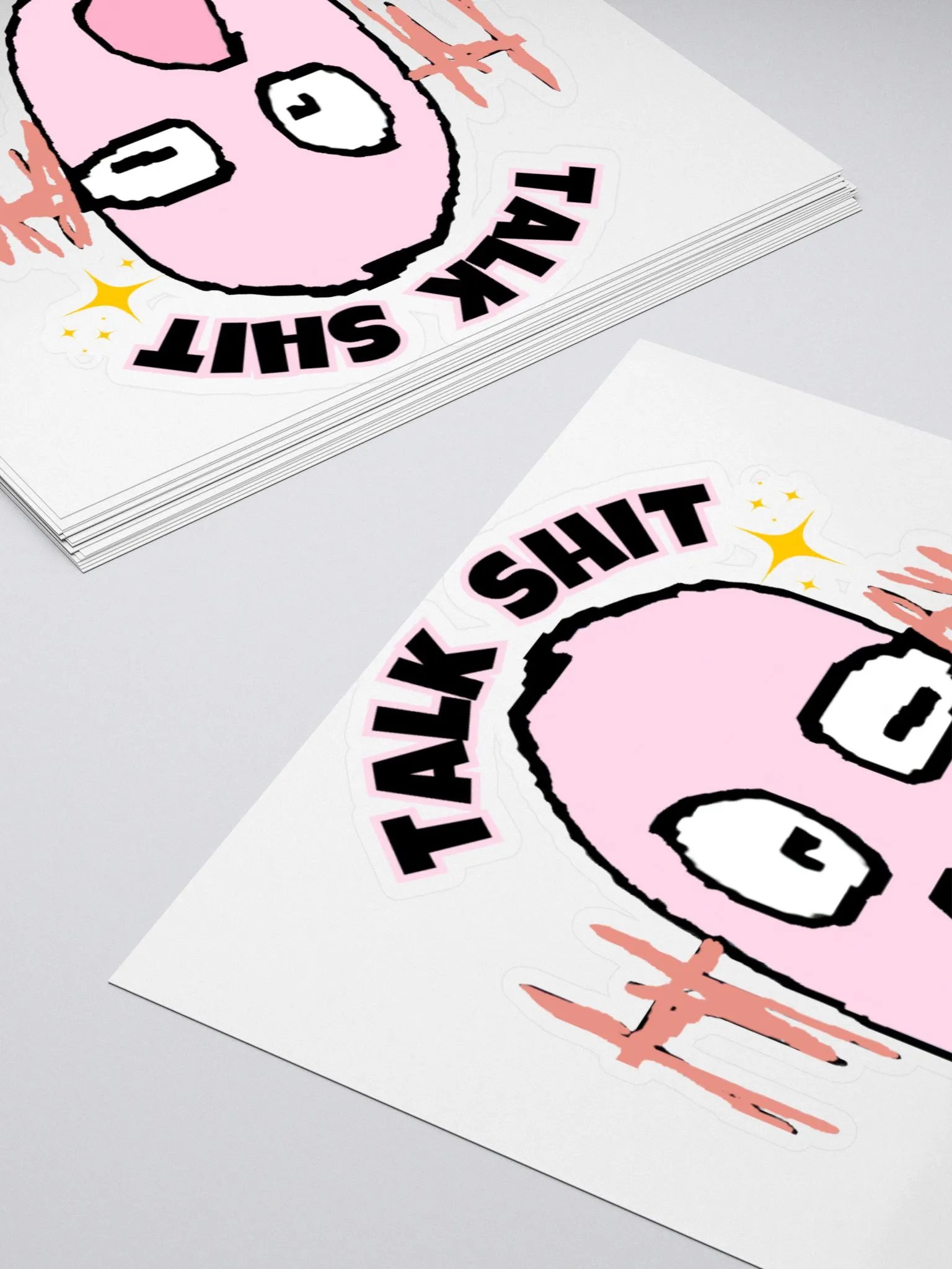 Talk Shit Get Shiny Sticker - *SHINY* Woopie product image (4)