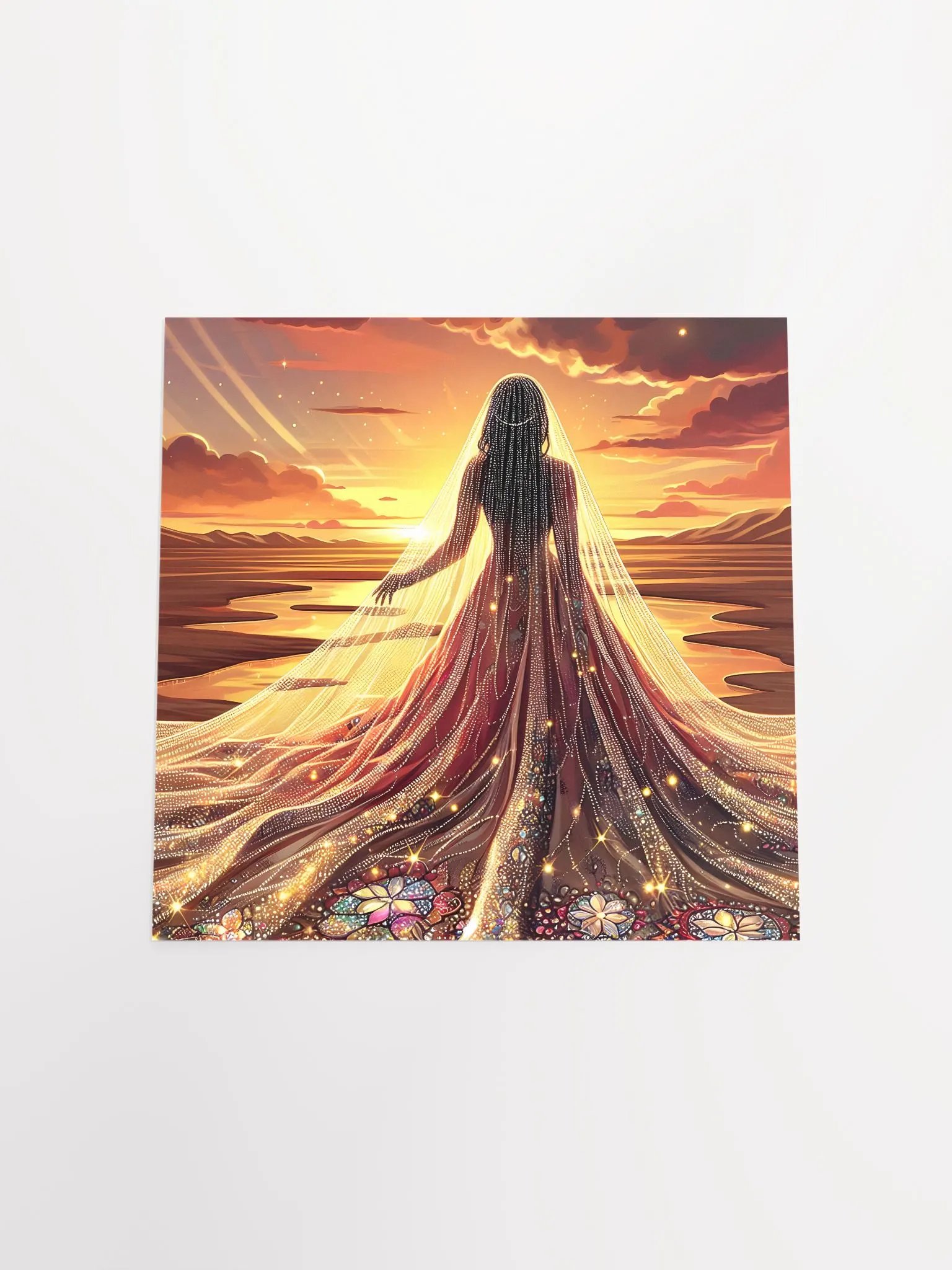 Celestial Gown Sunset Poster product image (7)