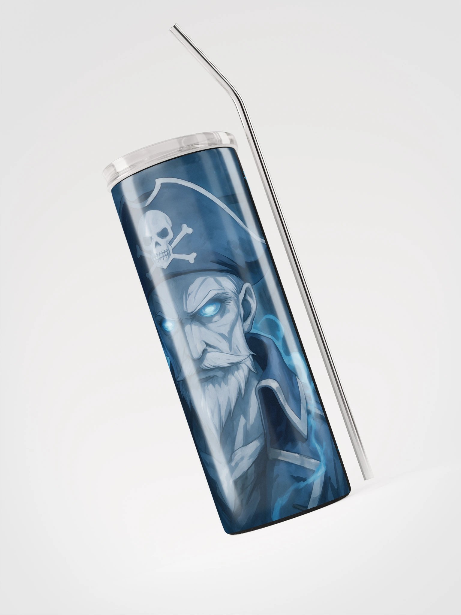 D1STURB3D_MAC Ghost Pirate Stainless Steel Tumbler product image (3)
