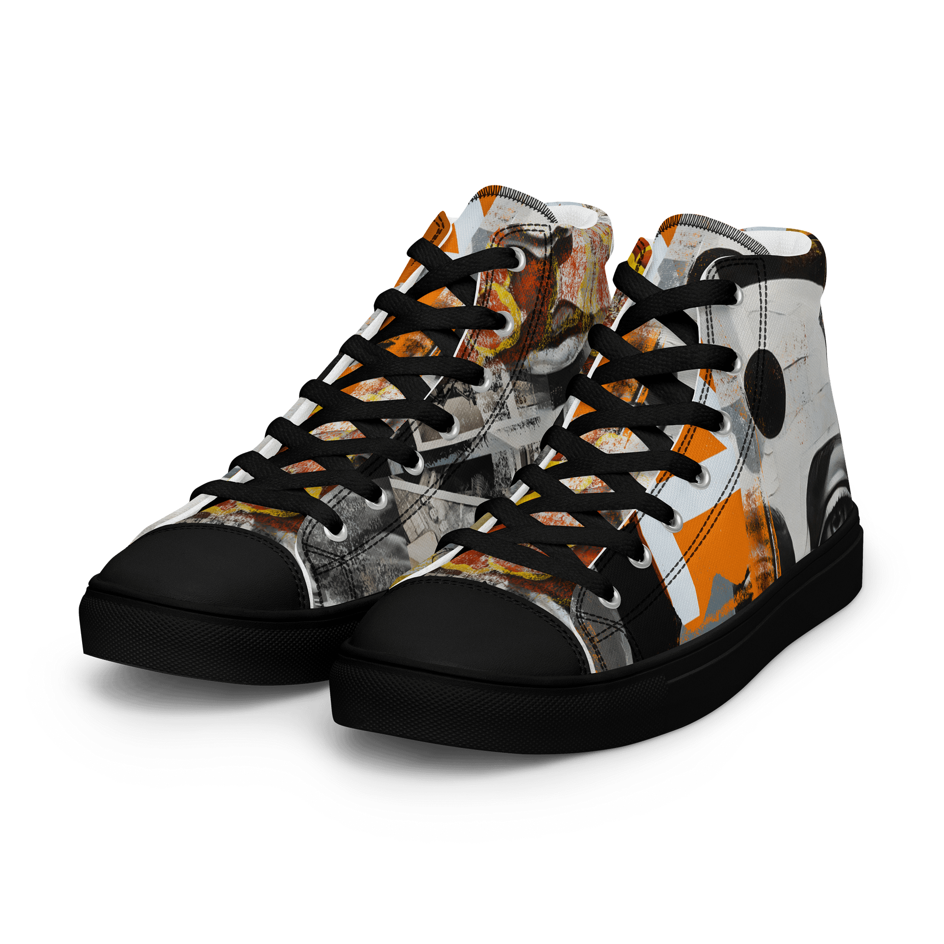 Mixed Media Artwork High Top Shoes product image (9)
