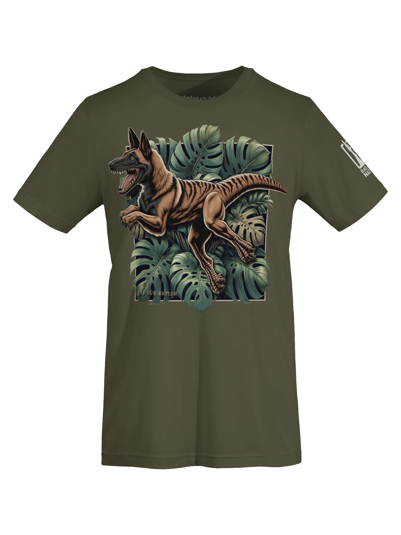 Velociraptor Dutch Shepherd - PREMIUM ADULT UNISEX T-SHIRT product image (1)