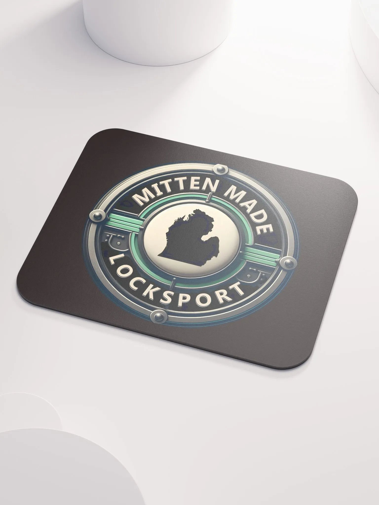 Mitten Made Black Mousepad product image (3)