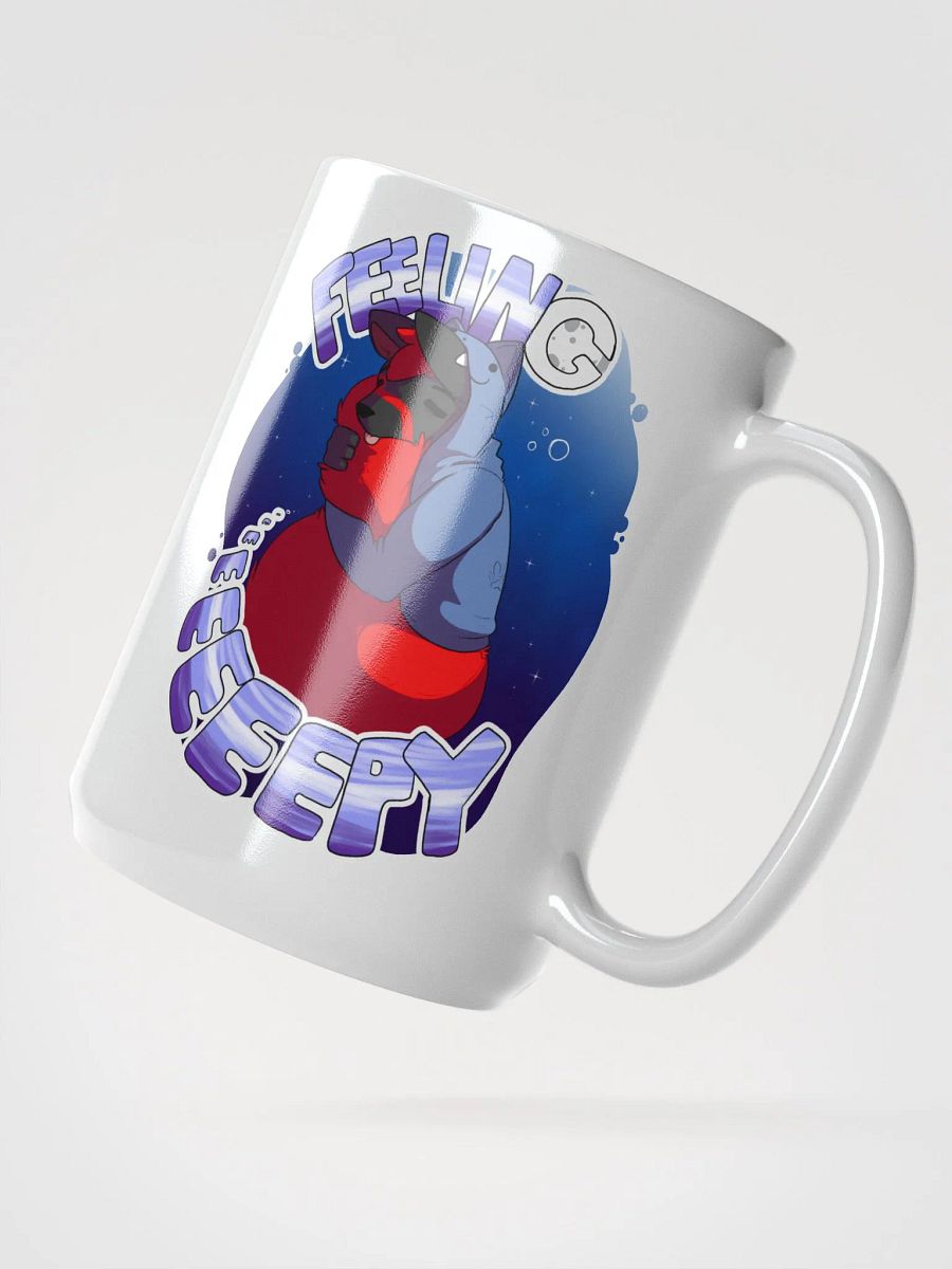 Feeling Eeeeeeeeepy White Glossy Mug product image (2)